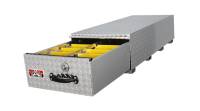 Unique Brute HD 20 in. x 12 in. x 48 in. x .100 thick diamond, Bed Safe Roller Drawer Box