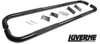80-96 Ford F150/F250 Ext Cab Luverne 3 in. Black Nerf Bars