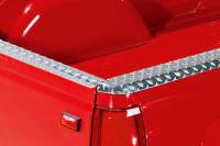 K&W - 88-98 Chevy/GMC C/K Short Bed Truck K&W Black Wrap-Around Diamond Plate Aluminum Bed Rails w/o Stake Pocket Holes - Image 2