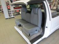 DAP - 80-96 Ford F-150 Ext Cab with Original OEM Bucket Seats V-200 Gray Vinyl Triway Seat 2.0  - Image 7