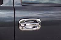 01-06 Chevy Silverado/GMC Sierra 4-Door/02-06 Avalanche 4-Door Putco Chrome Door Handle Covers w/Passenger Keyhole