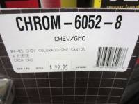 04-13 Chevy Colorado/GMC Canyon Crew Cab Stampede Tape-Onz 4-Piece Chrome Side Window Deflector - Image 4