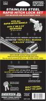 Andersen Rapid Hitch Stainless Steel Lock Set - Image 5