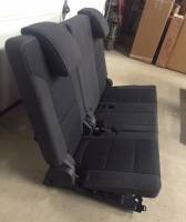 15-16 Chevy Suburban/GMC Yukon XL OEM Black Cloth 3rd Row Seat - Image 7