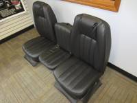 DAP - 80-98 Ford F-250/F-350 Reg/Ext or Crew Cab with Original OEM Bench Seat V-200 Black Vinyl Triway Seat 2.0 - Image 2