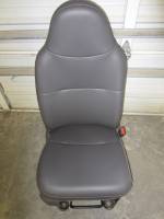 New and Used OEM Seats - Ford Replacement Seats - 08-10 Ford F-250/F-350 Super Duty Dark Gray Vinyl Passenger's Side Only 40/20/40 Seat