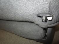99-00 Ford F-250/F-350 Super Duty Passenger's Side Gray Cloth XL Bucket Seat - Image 13