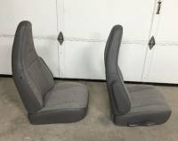97-21 Chevy Express/GMC Savanna Van Pair LH & RH Gray Cloth Bucket Seats - Image 2