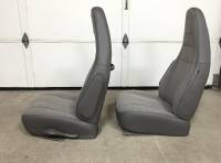 97-21 Chevy Express/GMC Savanna Van Pair LH & RH Gray Cloth Bucket Seats - Image 6