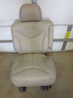 01-06 GMC Yukon/Yukon XL Passenger's Side RH Neutral Leather 2nd Row Bucket Seat
