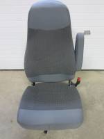 11-16 Ford F-650/F-750 Super Duty XLT Gray Cloth Non-AirRide Passenger's Side Bucket Seat