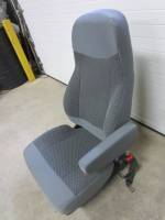 11-16 Ford F-650/F-750 Super Duty XLT Gray Cloth Non-AirRide Passenger's Side Bucket Seat - Image 11