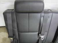 07-13 Chevy Suburban/GMC Yukon XL OE Black/Ebony Leather 3rd Row Rear Bench Seat - Image 6