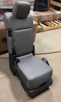 17-19 Ford F-250/F-350 SD 15-19 F-150 OEM Gray 40-20-40 Vinyl Jump Seat Center Console - Image 2