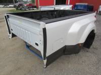 17-19 Ford F-250/F-350 Super Duty Pearl White/Brown 8ft Long Dually Bed Truck Bed - Image 4