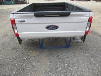 17-19 Ford F-250/F-350 Super Duty Pearl White/Brown 8ft Long Dually Bed Truck Bed - Image 13