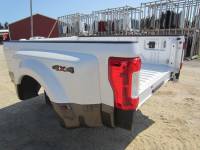 17-19 Ford F-250/F-350 Super Duty Pearl White/Gold 8ft Long Dually Bed Truck Bed - Image 7