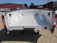 17-19 Ford F-250/F-350 Super Duty Pearl White/Gold 8ft Long Dually Bed Truck Bed - Image 9