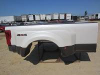 17-19 Ford F-250/F-350 Super Duty Pearl White/Gold 8ft Long Dually Bed Truck Bed - Image 17