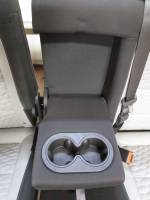 17-18-19 Chevy Equinox OEM Black Cloth 2nd Row Rear 60/40 Bench Seat - Image 6