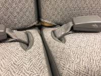 11-21 Chevy Express/GMC Savana Van 4-Passenger Gray Cloth Split Bench Seat - Image 7