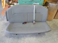 08-15 Ford Econoline Van XL 2nd Row 3-Passenger Gray Cloth Bench Seat w/Arm
