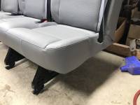 2015-2018 Ford Transit Van OEM Gray Vinyl 3-Passenger 62 in. Split Bench Seat - Image 5