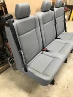 2015-2018 Ford Transit Van OEM Gray Vinyl 3-Passenger 62 in. Split Bench Seat - Image 10