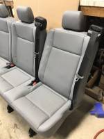 2015-2018 Ford Transit Van OEM Gray Vinyl 3-Passenger 62 in. Split Bench Seat - Image 20