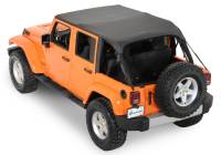07-18 Jeep Wrangler Rampage Sailcloth Trail Soft Top With Tinted Windows - Image 3