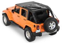 07-18 Jeep Wrangler Rampage Sailcloth Trail Soft Top With Tinted Windows - Image 4