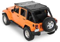 07-18 Jeep Wrangler Rampage Sailcloth Trail Soft Top With Tinted Windows - Image 5