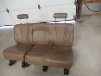00-06 Chevy Suburban Brown Leather 2nd Row Rear Bench Seat - Image 2