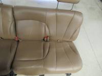 00-06 Chevy Suburban Brown Leather 2nd Row Rear Bench Seat - Image 4