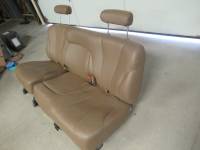 00-06 Chevy Suburban Brown Leather 2nd Row Rear Bench Seat - Image 5