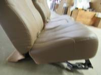 00-06 Chevy Suburban Brown Leather 2nd Row Rear Bench Seat - Image 13