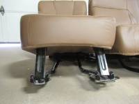00-06 Chevy Suburban Brown Leather 2nd Row Rear Bench Seat - Image 14