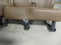00-06 Chevy Suburban Brown Leather 2nd Row Rear Bench Seat - Image 17