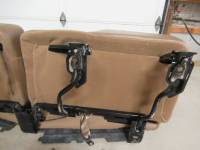 00-06 Chevy Suburban Brown Leather 2nd Row Rear Bench Seat - Image 19
