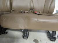 00-06 Chevy Tahoe Brown Leather 2nd Row Rear Bench Seat - Image 6