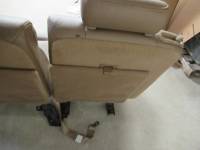 00-06 Chevy Tahoe Brown Leather 2nd Row Rear Bench Seat - Image 8