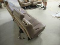 00-06 Chevy Tahoe Brown Leather 2nd Row Rear Bench Seat - Image 13