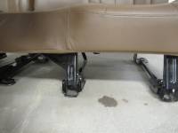 00-06 Chevy Tahoe Brown Leather 2nd Row Rear Bench Seat - Image 16