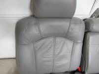 00-06 Chevy Suburban Gray Leather 2nd Row Rear Bench Seat - Image 7