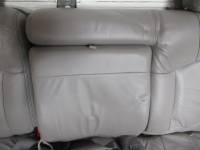 00-06 Chevy Suburban Gray Leather 2nd Row Rear Bench Seat - Image 10