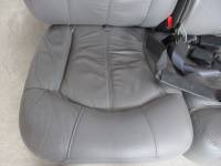 00-06 Chevy Suburban Gray Leather 2nd Row Rear Bench Seat - Image 8