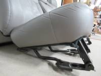 00-06 Chevy Suburban Gray Leather 2nd Row Rear Bench Seat - Image 5