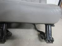 00-06 Chevy Suburban Gray Leather 2nd Row Rear Bench Seat - Image 16