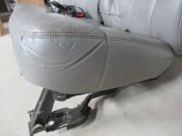 00-06 Chevy Suburban Gray Leather 2nd Row Rear Bench Seat - Image 17
