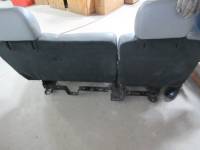 00-06 Chevy Suburban Gray Leather 2nd Row Rear Bench Seat - Image 19
